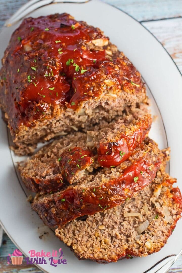 Easy & Classic Meatloaf with Oatmeal - Grandma's Secret Recipe!