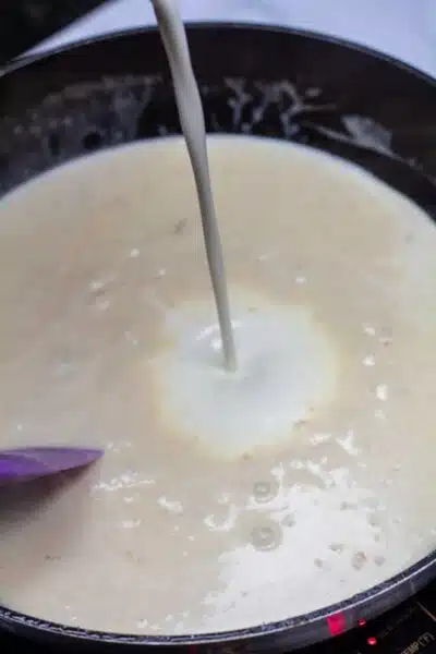 Creamy garlic Parmesan mushroom chicken process photo 8.