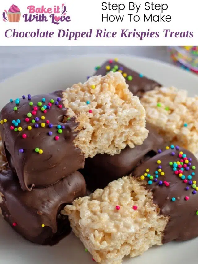 Chocolate Dipped Rice Krispies