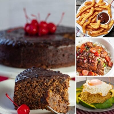 Best Caribbean recipes that are popular and well loved in the islands shown with 4 photo collage.
