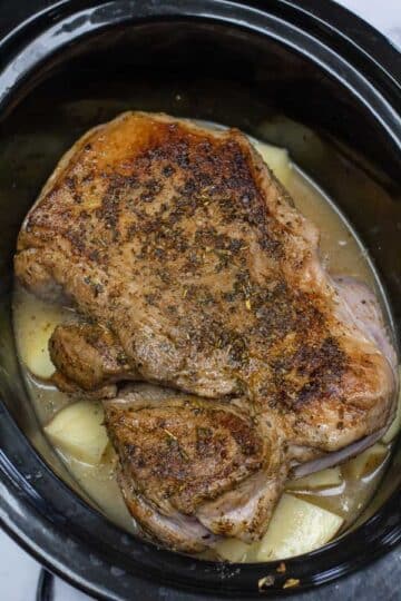 Slow Cooker Boneless Leg of Lamb (Easy Boneless Roasted Lamb!)