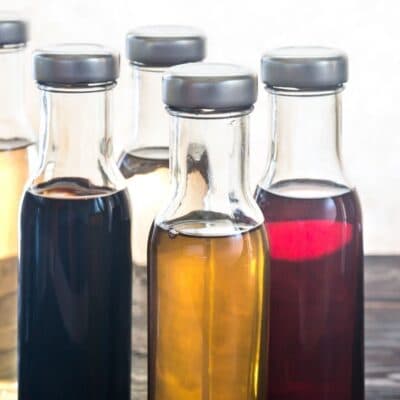 Best sherry vinegar substitute like these bottled vinegar varieties to use in cooking.