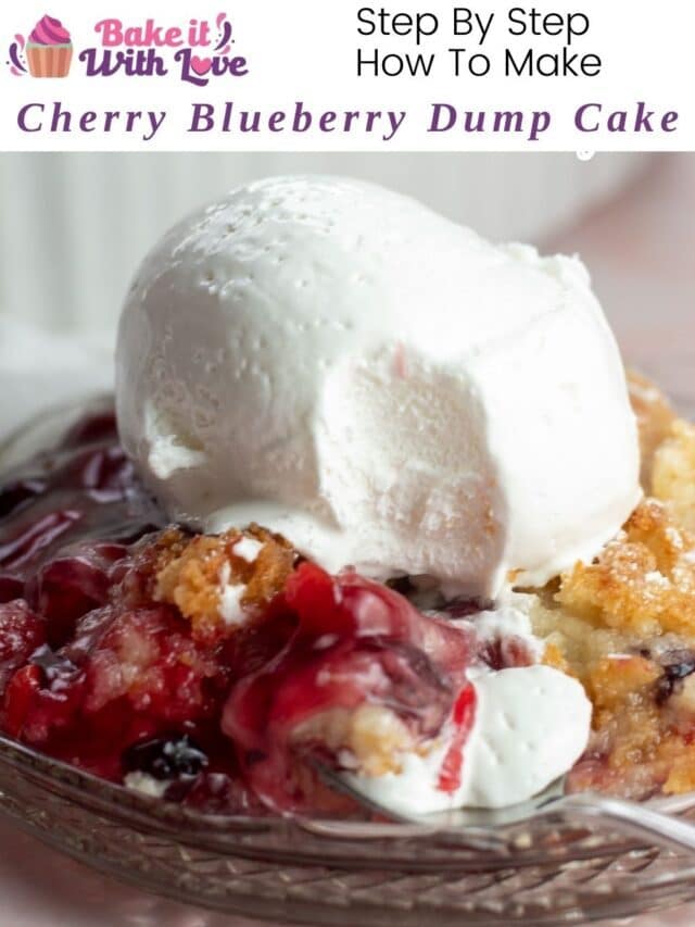 Cherry Blueberry Dump Cake