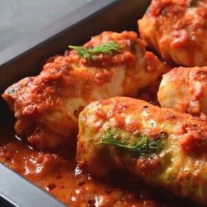 The best classic cabbage rolls recipe is still the very best tasty dinner to serve up like these baked cabbage rolls right out of the oven.