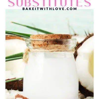 Best coconut oil substitute pin for perfecting any recipe.