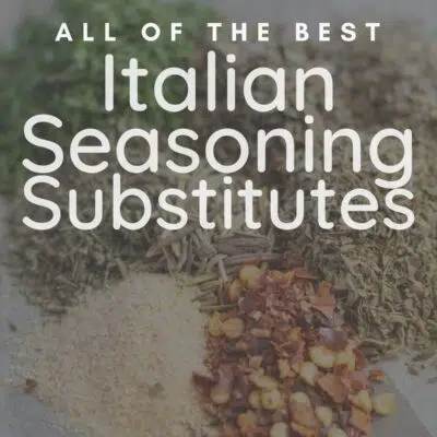Best Italian seasoning substitute ideas and alternatives pin with vignette and text title.