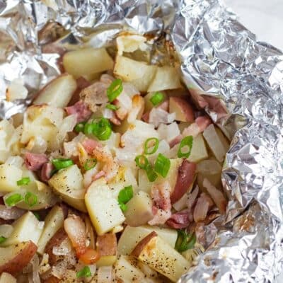 How to grill with foil packets like these tasty packet potatoes.