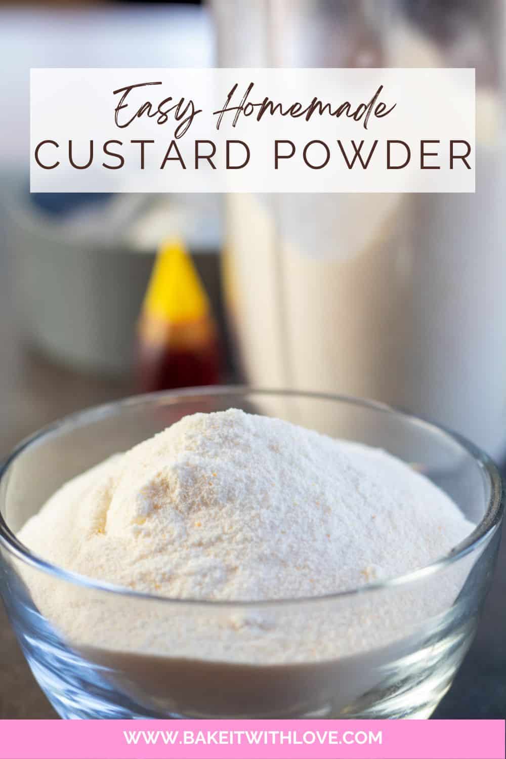 Custard Powder Recipe | Bake It With Love