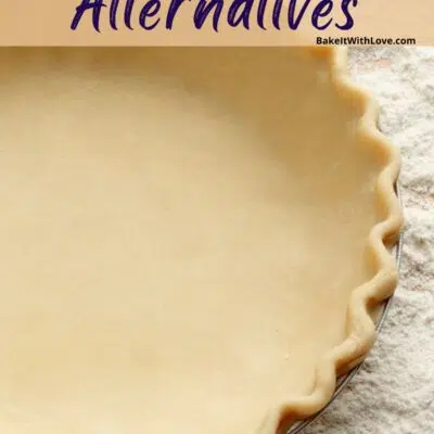 Best pie crust alternatives to use for desserts pin with text header.