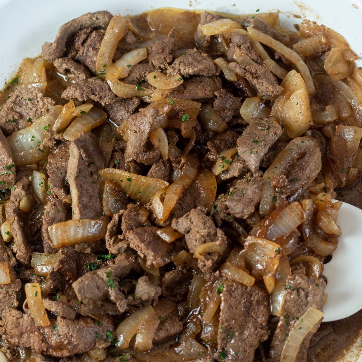 Recipe This  Slow Cooker Liver And Onions