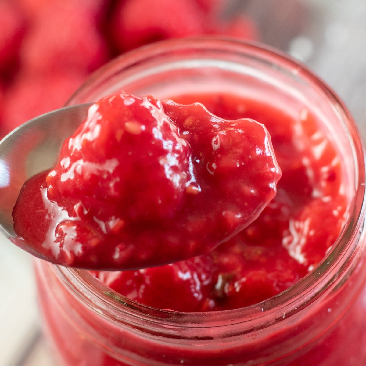 Fresh Raspberry Pie Filling