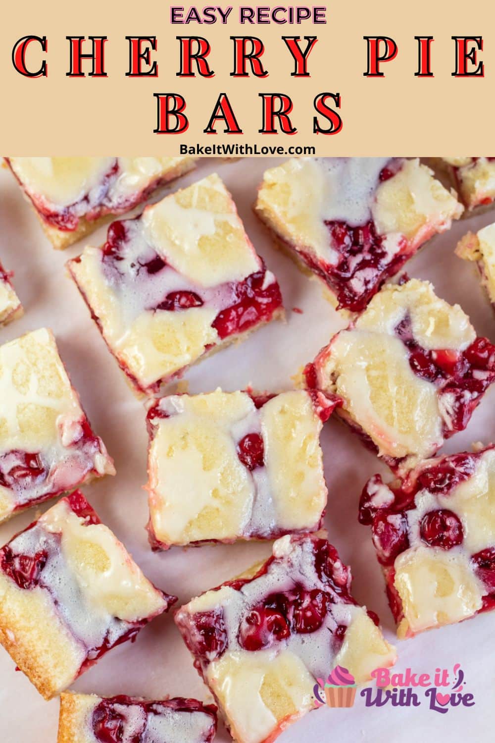 Cherry Pie Bars Bake It With Love 