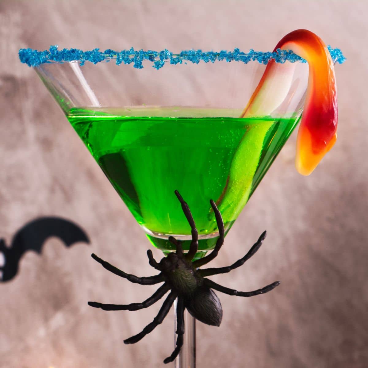 Square image of witches brew cocktail.