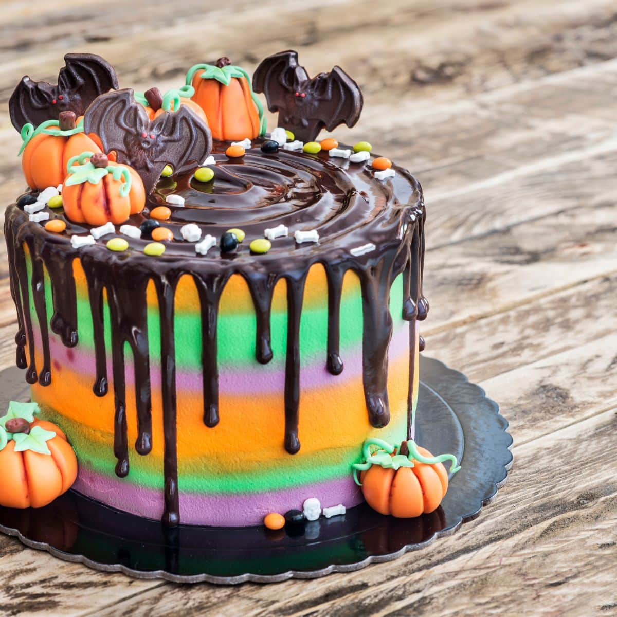 halloween birthday sheet cakes