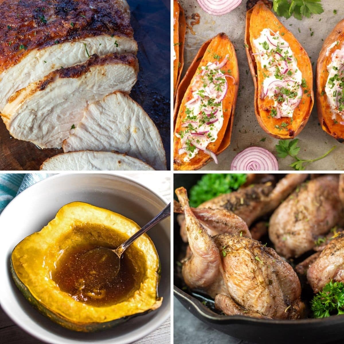 Best Thanksgiving menu ideas for 2 with an assortment of recipes to serve a small meal.