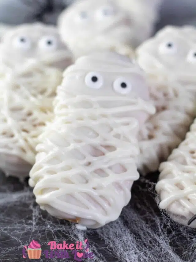 Nutter Butter Mummies Easy Homemade Halloween Party Treat