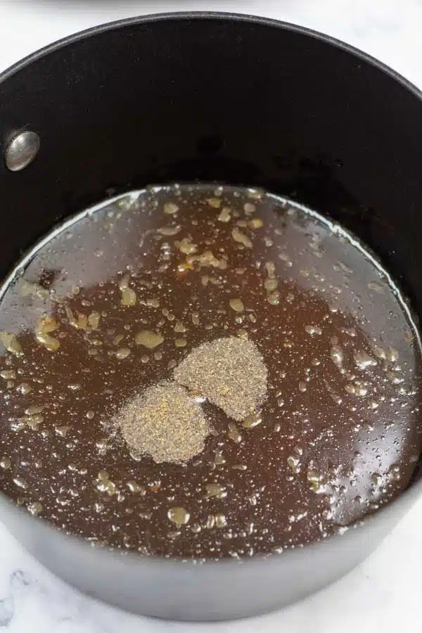 Process image 1 showing broth with drippings.