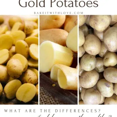 Pin image with text showing split image with 3 sections of potatoes.