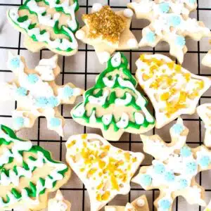 How to make cut out cookies for holidays and just to enjoy like these tasty sugar cookies.