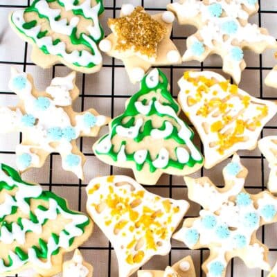 How to make cut out cookies for holidays and just to enjoy like these tasty sugar cookies.