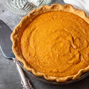 How to freeze sweet potato pie to keep this deliciously creamy texture.