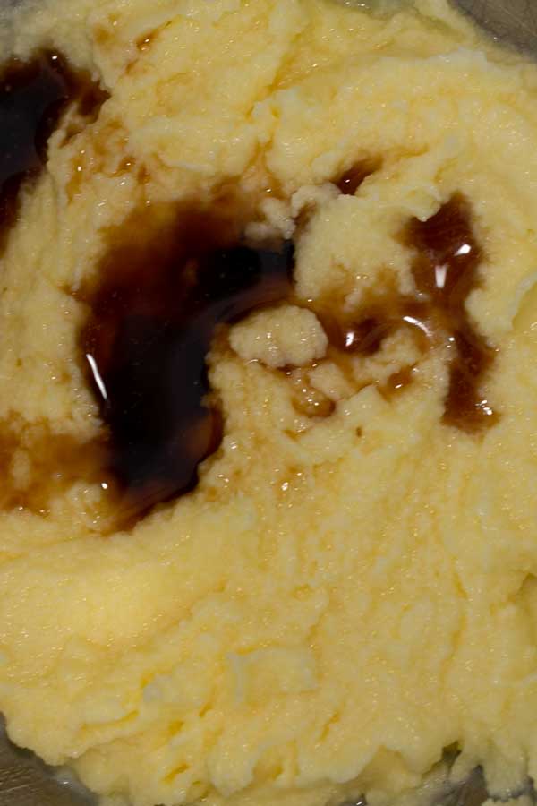 Process image 5 showing added vanilla.