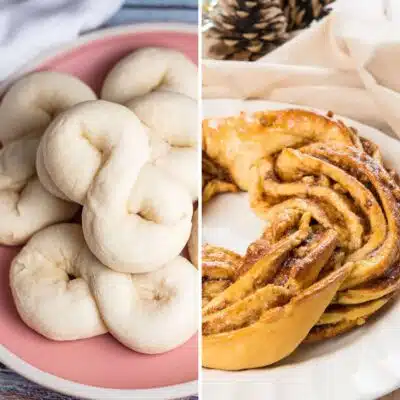 Kringla vs Kringle what are the differences as illustrated in a side-by-side comparison image.