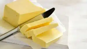 Wide image of butter.
