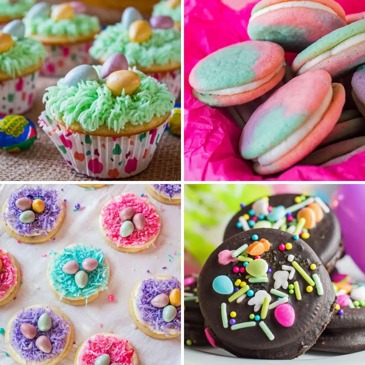 Best Easter dessert recipes to make this year with your Easter dinner including cupcakes, cakes, cookies, and more!