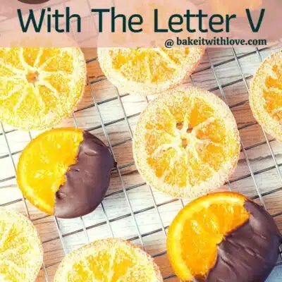 Pin image for foods that start with the letter v.