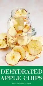 Pin image with text of hydrated apple chips.