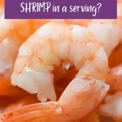 Pin image with text of cooked shrimp.
