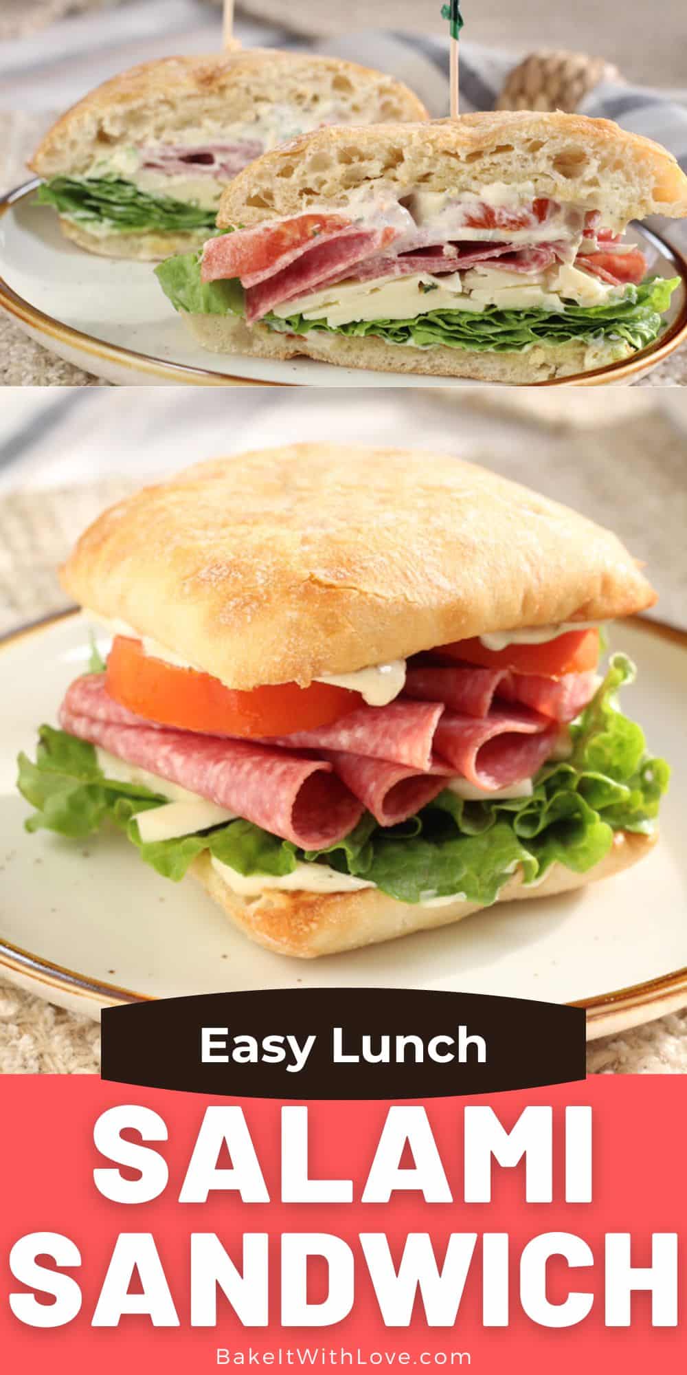 Salami Sandwich Dinner at Alyssa Coode blog