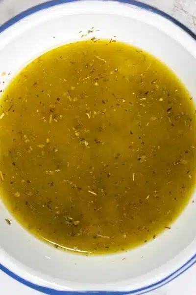 Italian salad dressing recipe process photos 3 serve immediately or store for later.