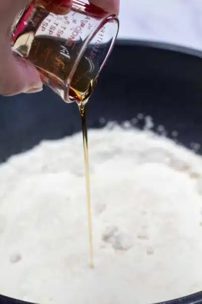 Process image 4 showing adding vanilla.