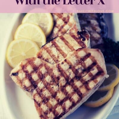 Pin for foods that start with the letter x.