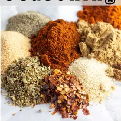 Pin image with text showing Tex-Mex seasoning.