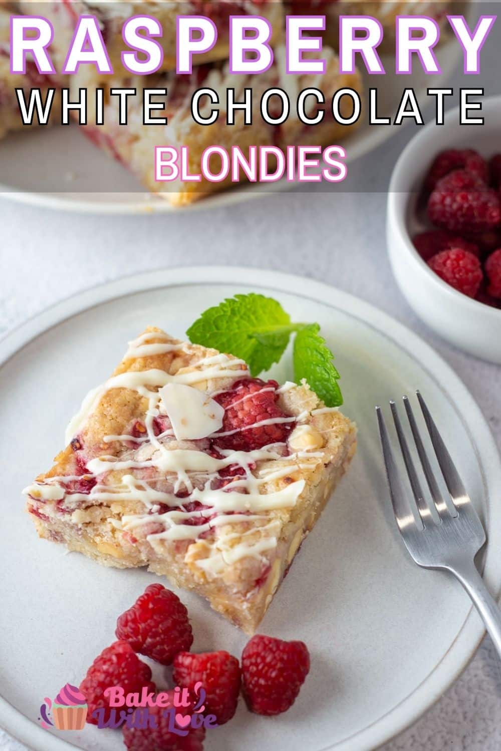 Raspberry White Chocolate Blondies The Ultimate Chewy Sweets