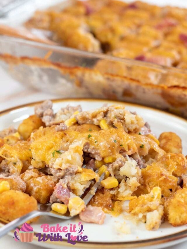 Easy Cowboy Casserole With Tater Tots Bake It With Love   Cropped Cowboy Casserole Tall 