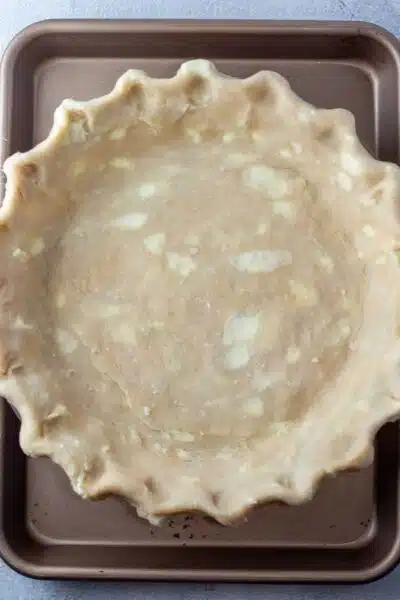 Process image 5 showing pie crust.