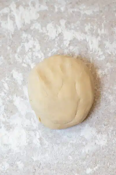 Process image 5 showing mixed dough.