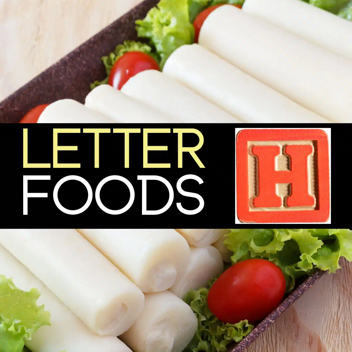 Négyzet alakú kép a H betűvel kezdődő ételekhez.