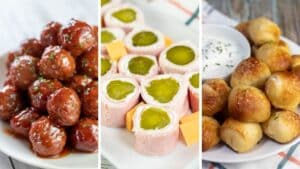 Best New Years Eve party appetizers and finger food to make to host the best evening featuring three favorites.