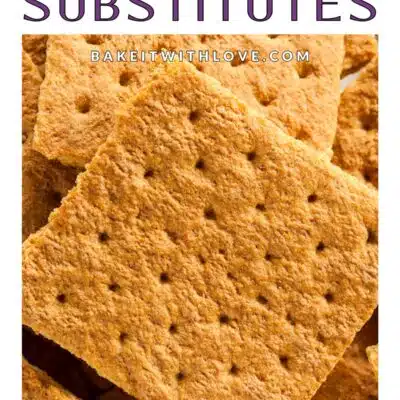 Pin image with text of graham crackers.