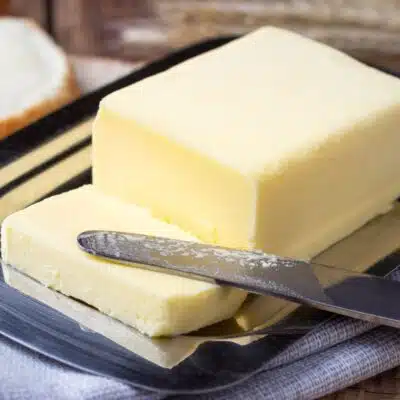 Square image of margarine.