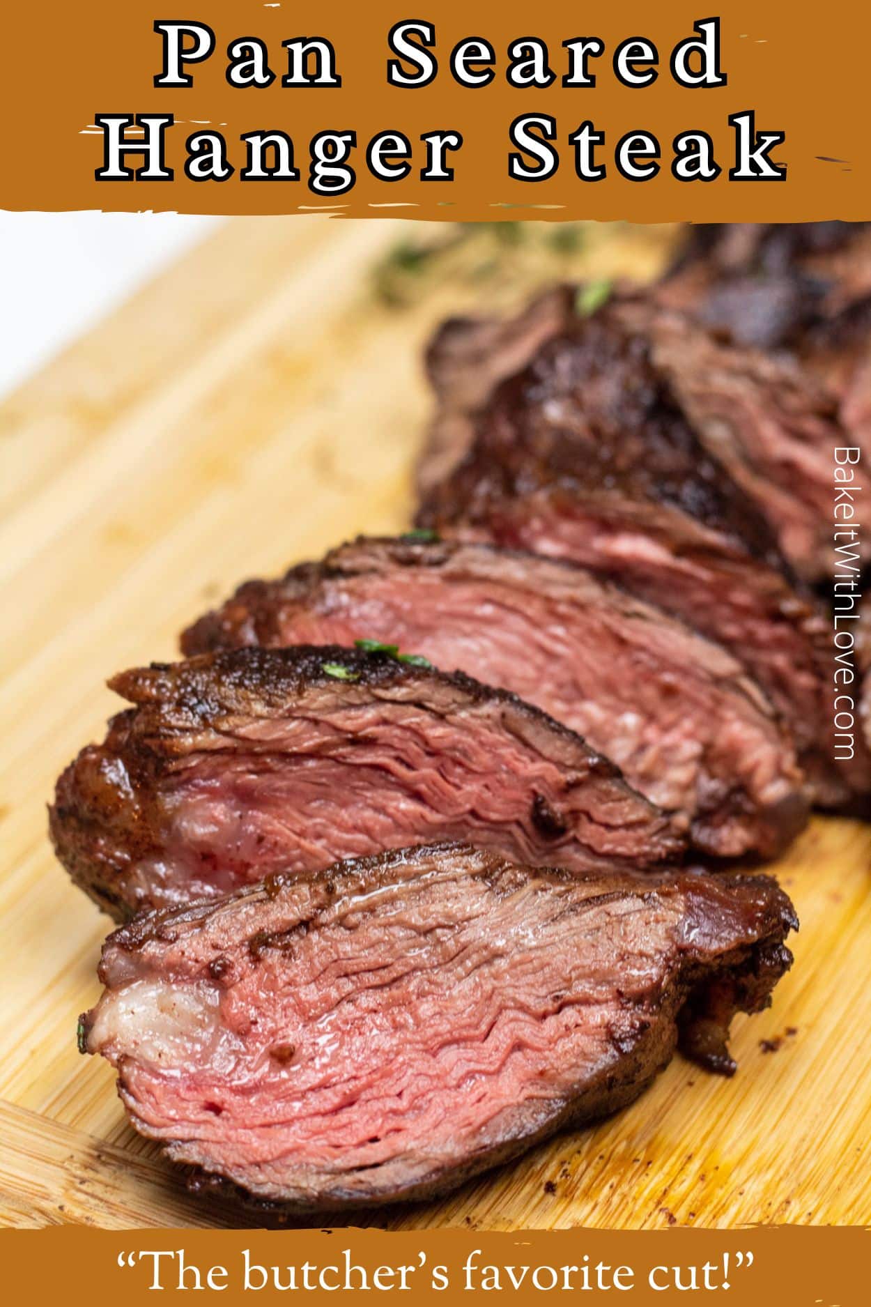 Pan Seared Hanger Steak | Bake It With Love