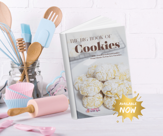 BIWL's The Big Book of Cookies cookbook mockup.