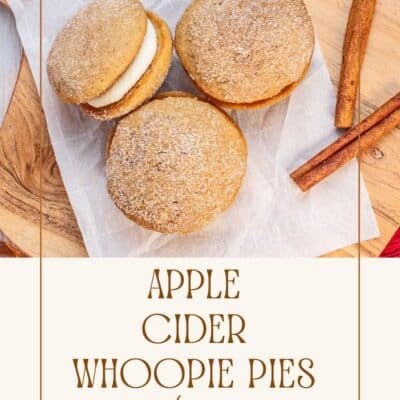 Apple cider whoopie pies image for pinterest.