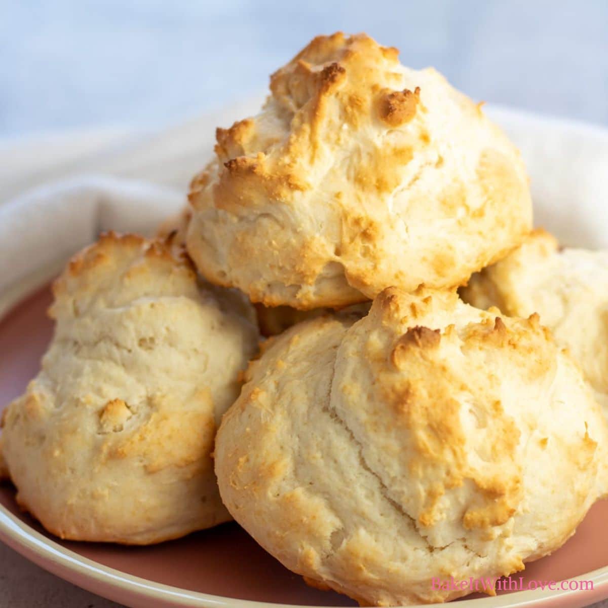 Square image of Bisquick biscuits.