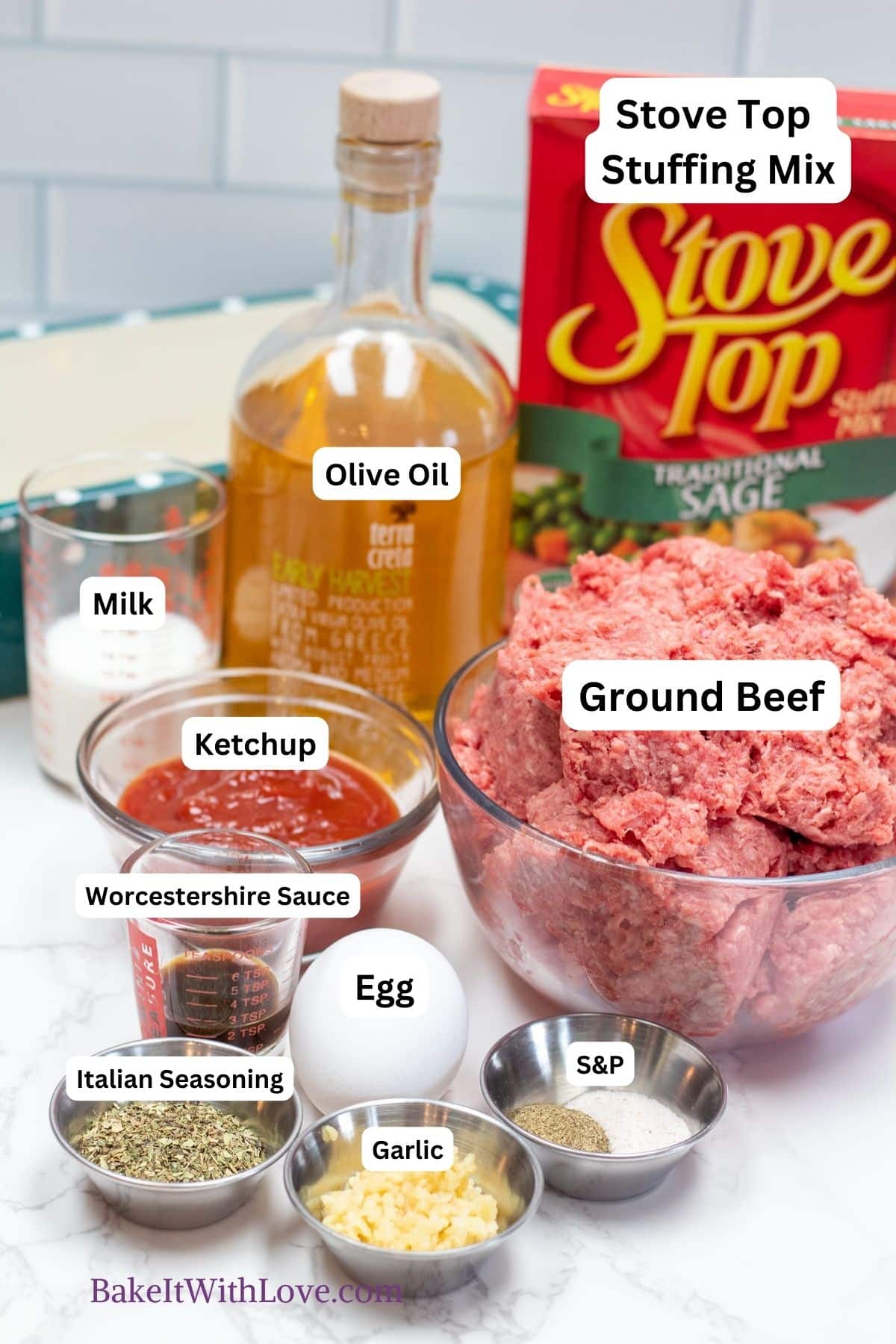 Tall image showing the ingredients with labels.